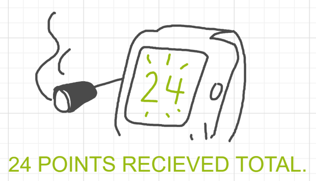 A panel from I've Been Everywhere, Man, episode nine of the Board Boards object show by Furretwalk/WalkingFurret.